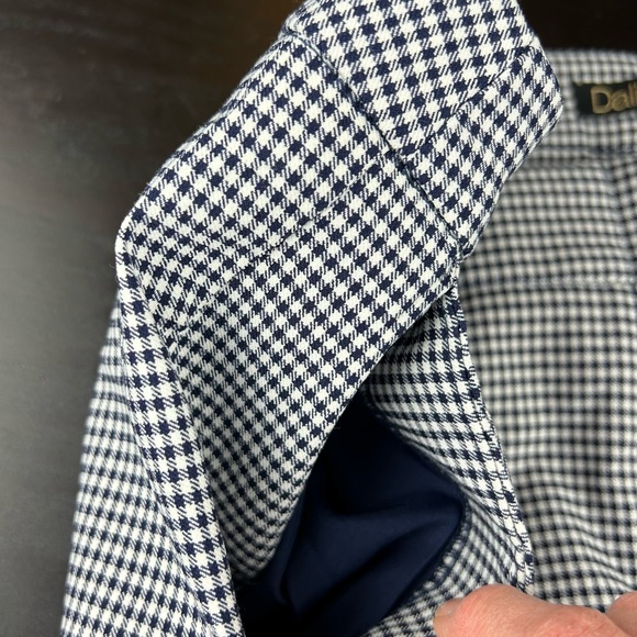 Dalia Checkered dress pants, 3/4 length, women’s size 10, black and white - Picture 8 of 13